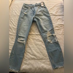 Abercrombie Distressed Skinny High Rise Jeans size 28, NWT